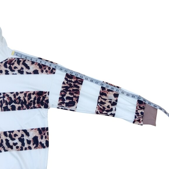 Sheilay animal print hoodie sz L - Picture 10 of 10